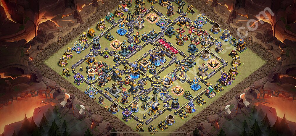 Ustawienie baza wojskowa TH18 z linkiem - Ratusz poziom 18 - COC 2026 - #52