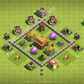 Farming Base Maxé HDV 3, Anti 3 étoiles 2025 - Maxé Hôtel de Ville 3 Base - #106