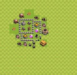 Base plan TH3 (design / layout) for Farming, #12
