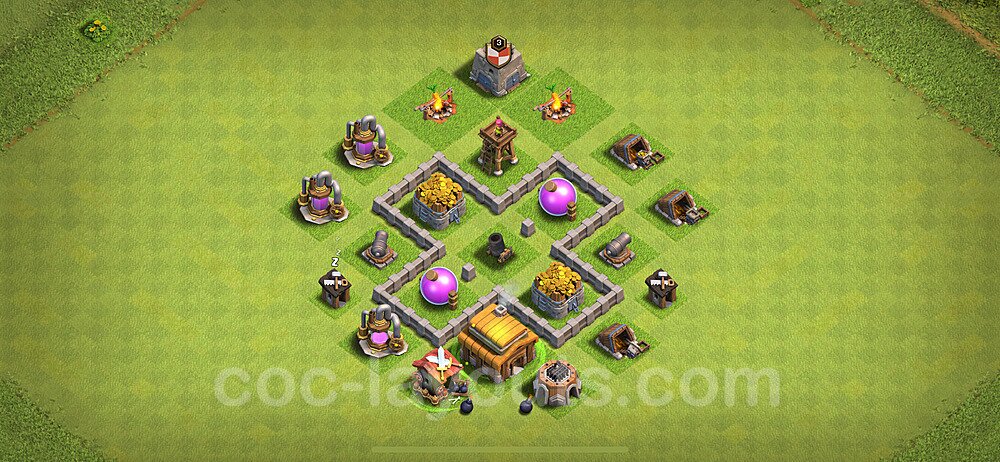 Gute Base für Farm RH3 2024 - COC Rathaus 3 - #110