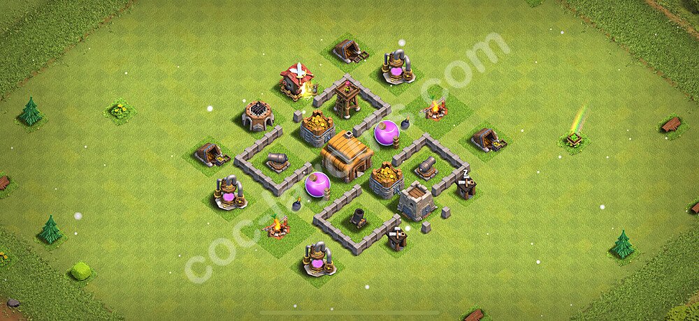 Base plan TH3 Max Levels for Farming 2026, #111