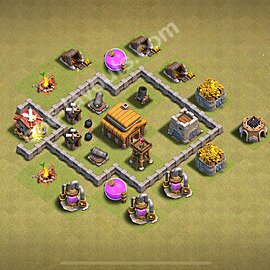 База ТХ 3 2025 для Лиги Войны Кланов (КВ / ЛВК), Анти 2 Звезды, Анти Все, #24