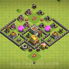 Die Anti Alles Base RH4 + Link, Hybrid 2024 - COC Rathaus 4 Kopieren Base - #127