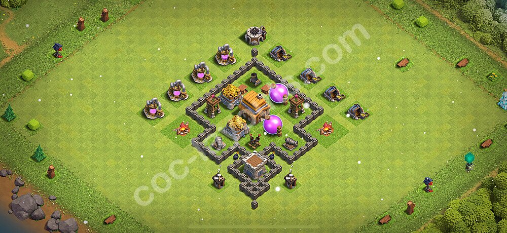 Layout de farm CV4 com link, Anti Tudo, Híbrido 2025 - Centro de Vila 4, #113