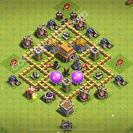 Layout de farm CV5 com link, Anti Ar, Híbrido 2025 - Centro de Vila 5, #107