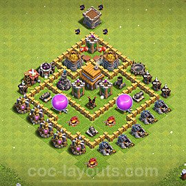 Base plan TH5 (design / layout) with Link, Anti Everything, Hybrid for Farming 2022, #115