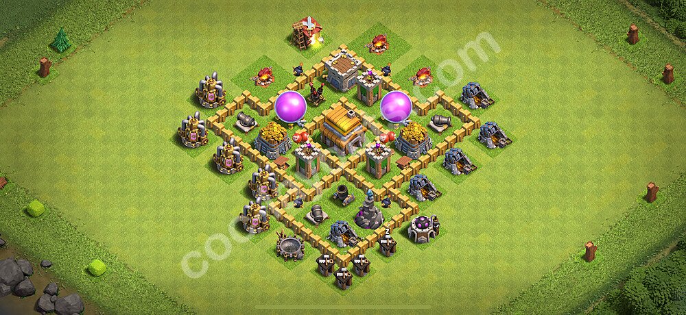 الخطة الأساسية للزراعة في قاعة المدينة 5 ، البديل 120