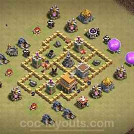 Die Clan War Base RH5 + Link, Anti Alles 2022 - COC Rathaus Level 5 Kriegsbase (CK / CW) - #26