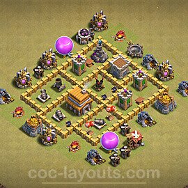 Die Clan War Base RH5 + Link, Anti Alles 2022 - COC Rathaus Level 5 Kriegsbase (CK / CW) - #33