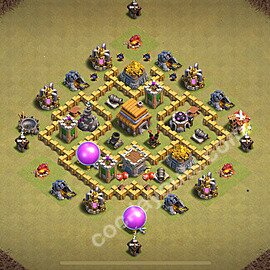 Непобедимая База ТХ 5 2025 Анти 2 Звезды для Лиги Войны Кланов (КВ / ЛВК) Скопировать, #38