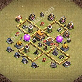TH5 Max Levels CWL War Base Plan with Link, Anti Everything, Copy Town Hall 5 Design 2025, #43