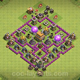Base plan TH6 (design / layout) with Link, Hybrid for Farming 2022, #134