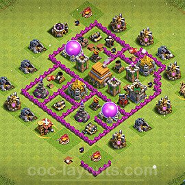 Base plan TH6 (design / layout) with Link, Hybrid for Farming 2023, #156