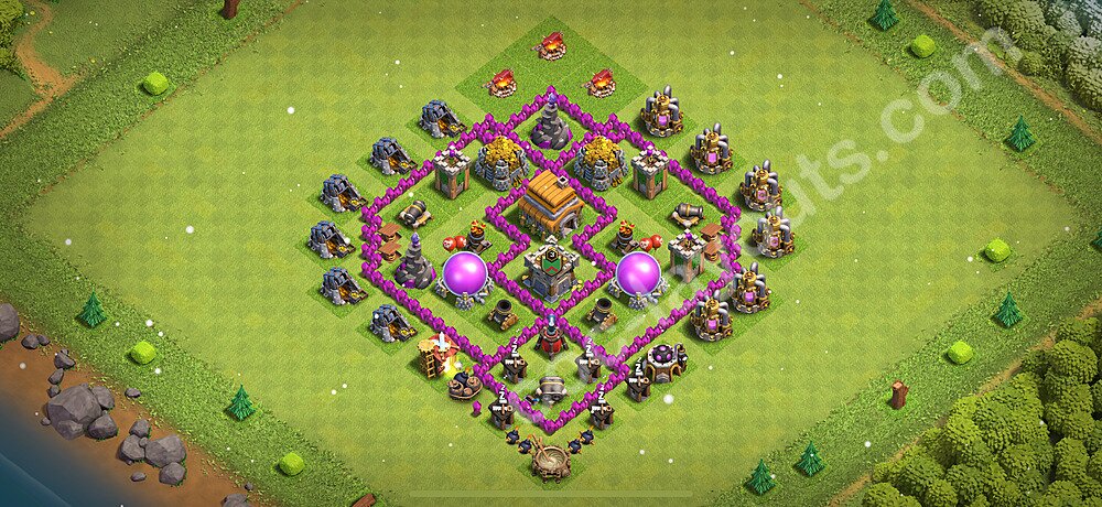 Расстановка базы ТХ 6 2025 для фарма / защиты ресурсов Скопировать, Анти 2 Звезды, Анти Все, #159