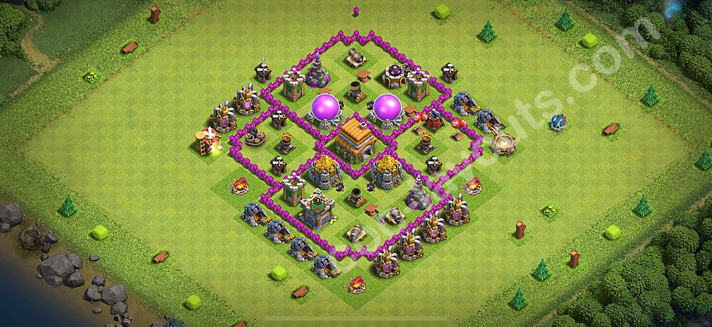 Расстановка базы ТХ 6 2025 для фарма / защиты ресурсов Скопировать, Анти 3 Звезды, #171