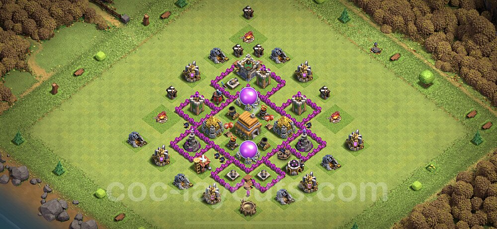 Base plan TH6 (design / layout) with Link for Farming 2020, #64