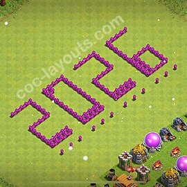 Municipio livello 6 Troll Funny Base + Link - Miglior Art Disposizione Villaggio COC 2025 TH6 - #7