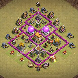 Военная База ТХ 6 2025 Максимальная Прокачка для Лиги Войны Кланов (КВ / ЛВК) Скопировать, Анти Все, #68