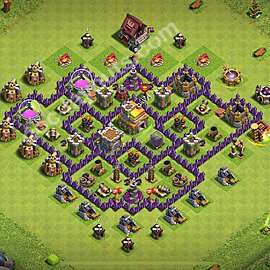 Top Anti 3 Etoiles Base HDV 7 + Lien (Link), Anti tout 2025 - Hôtel de Ville 7 Base Copier - #243