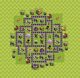 Base plan TH7 (design / layout) for Farming, #26