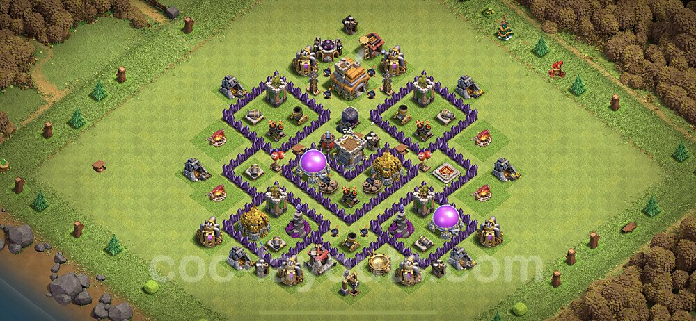 Base plan TH7 (design / layout) with Link for Farming 2023, #115