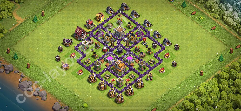 农业基本计划大本营7级城原创阵型, 型280