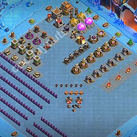 Municipio livello 7 Troll Funny Base + Link - Miglior Art Disposizione Villaggio COC 2026 TH7 - #11