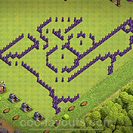 Troll Funny Diseño de aldea Ayuntamiento 7 Copiar - COC TH7 Perfecta Art Distribucion 2024 + Enlace - #31