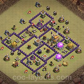 Die Clan War Base RH7 + Link, Anti Alles 2022 - COC Rathaus Level 7 Kriegsbase (CK / CW) - #1