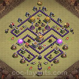 Die Clan War Base RH7 + Link, Anti Alles 2022 - COC Rathaus Level 7 Kriegsbase (CK / CW) - #13