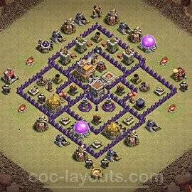 Die Clan War Base RH7 + Link, Anti Alles 2022 - COC Rathaus Level 7 Kriegsbase (CK / CW) - #16