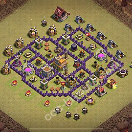 Layout para Guerra CV7 com link, Anti 3 Estrelas 2025 - Centro de Vila 7, #165