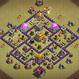 Municipio livello 7 Base di Guerra + Link, Anti tutto, Ibrido - Maxato Disposizione Villaggio COC 2026 TH7 - #38
