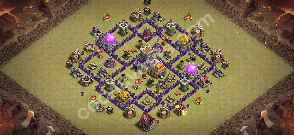 Municipio livello 7 Base di Guerra + Link, Anti tutto - Anti 2 Stelle Disposizione Villaggio COC 2026 TH7 - #4