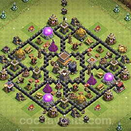 Best Th8 Trophy Defense Base Layouts With Links Copy Town Hall Level 8 Coc Trophy Bases Page 5