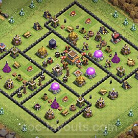 Die Anti Alles Base RH8 + Link, Hybrid 2023 - COC Rathaus 8 Kopieren Base - #234