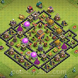 Full Upgrade TH8 Base Plan with Link, Anti 3 Stars, Copy Town Hall 8 Max Levels Design 2022, #264