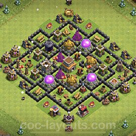 Base plan TH8 (design / layout) with Link for Farming 2023, #131