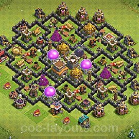 Base plan TH8 (design / layout) with Link, Hybrid for Farming 2023, #296