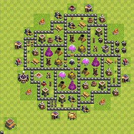 Base plan TH8 (design / layout) for Farming, #94