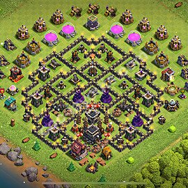 Top Anti 3 Etoiles Base HDV 9 + Lien (Link) 2025 - Hôtel de Ville 9 Base Copier - #245