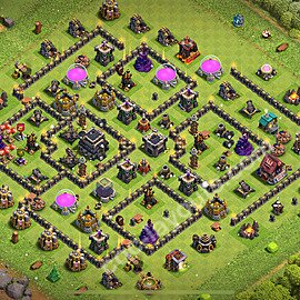 Топ Расстановка базы ТХ 9 2025 Анти 3 Звезды Скопировать, #251