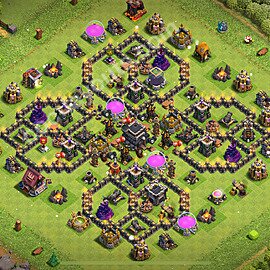 Défense Base HDV 9 + Lien (Link) 2025 - Hôtel de Ville 9 Base Copier - #254