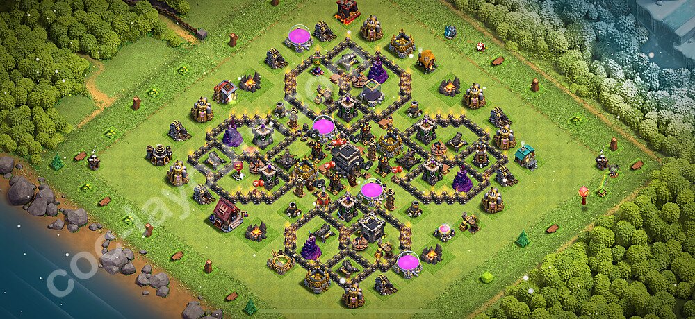 Défense Base HDV 9 + Lien (Link) 2025 - Hôtel de Ville 9 Base Copier - #254