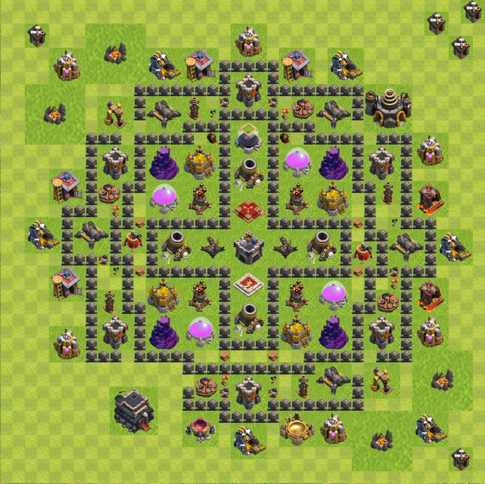 Hdv 9 clash of clans