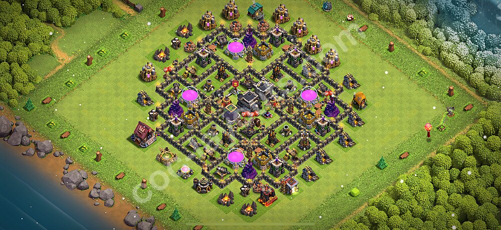 Gute Base für Farm RH9 + Link, Anti 2 Sterne, Anti Alles 2025 - COC Rathaus 9 - #267