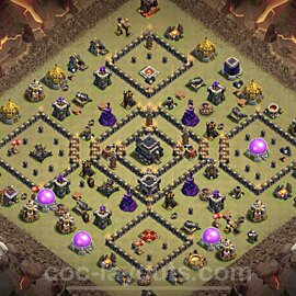 Die Clan War Base RH9 + Link, Anti Alles 2022 - COC Rathaus Level 9 Kriegsbase (CK / CW) - #109