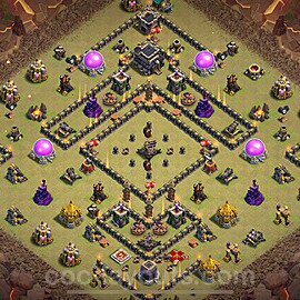 Die Clan War Base RH9 + Link, Anti Alles 2023 - COC Rathaus Level 9 Kriegsbase (CK / CW) - #115