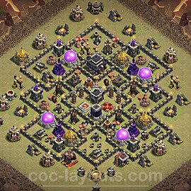 Die Clan War Base RH9 + Link, Anti Alles 2023 - COC Rathaus Level 9 Kriegsbase (CK / CW) - #25