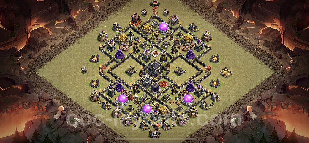 TH9 Max Levels War Base Plan with Link, Copy Town Hall 9 Design 2020, #7